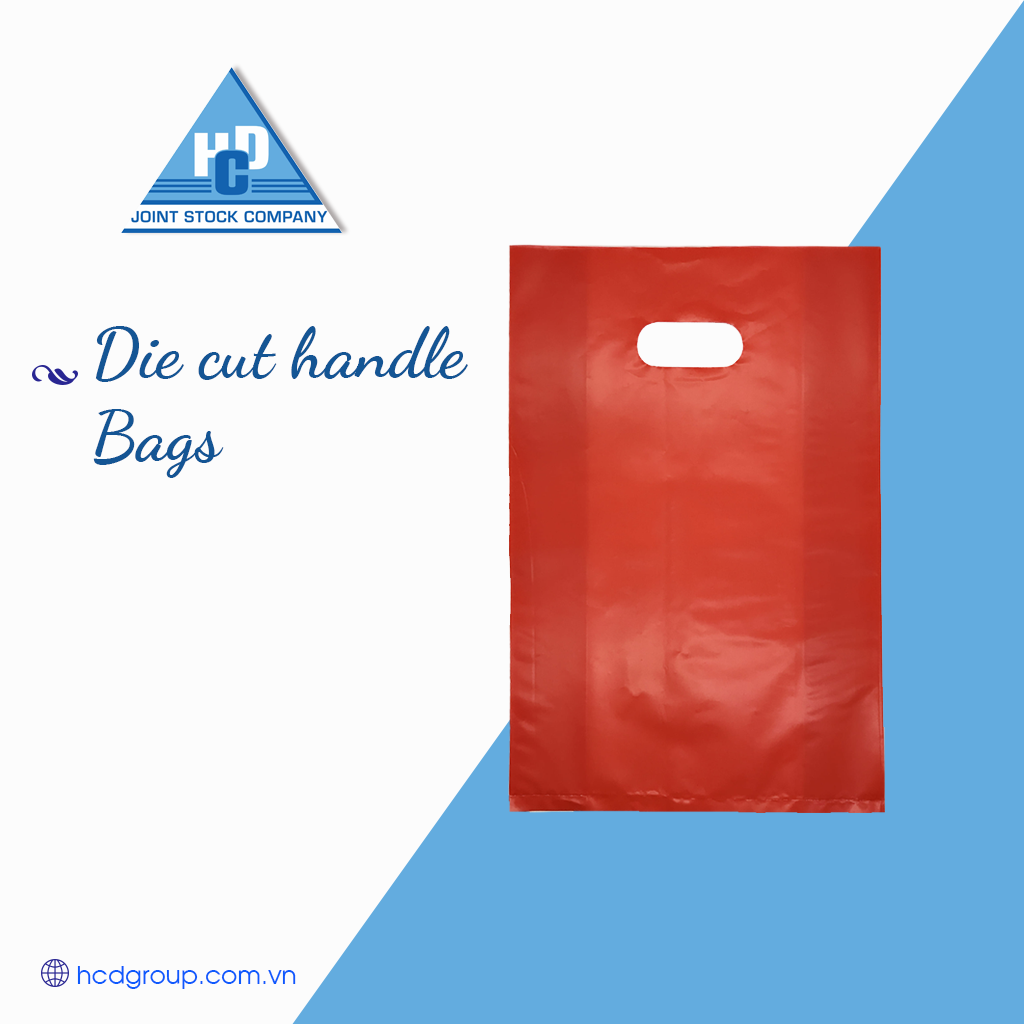 Túi siêu thị cao cấp T-shirt bags màu (không in)