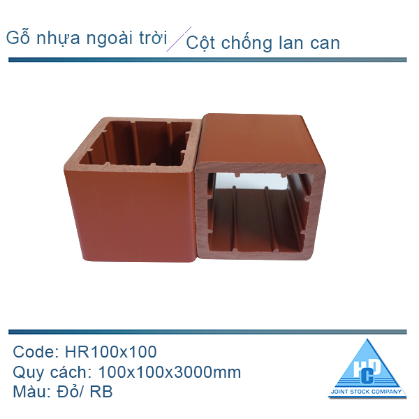 Cột chống lan can HR100x100