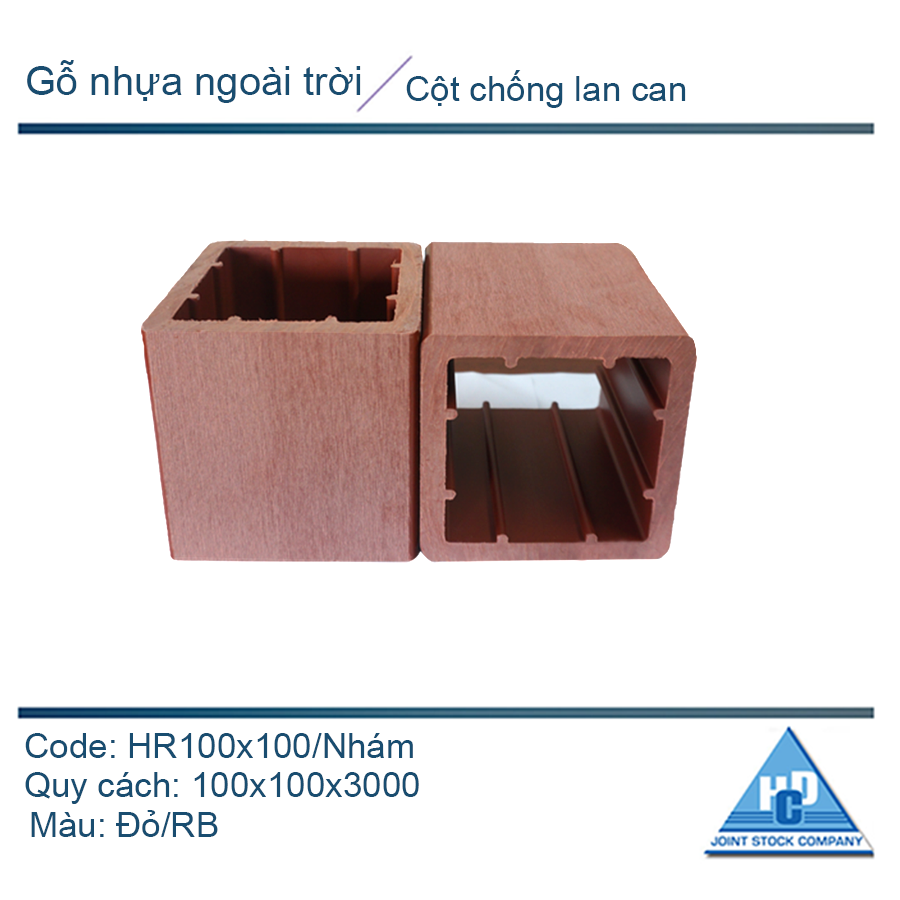 Cột chống lan can HR100x100