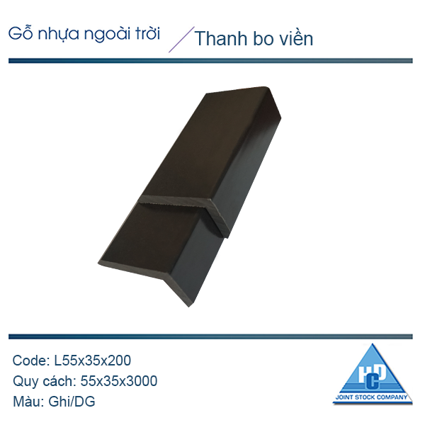 Thanh bo viền V lệch L55x35