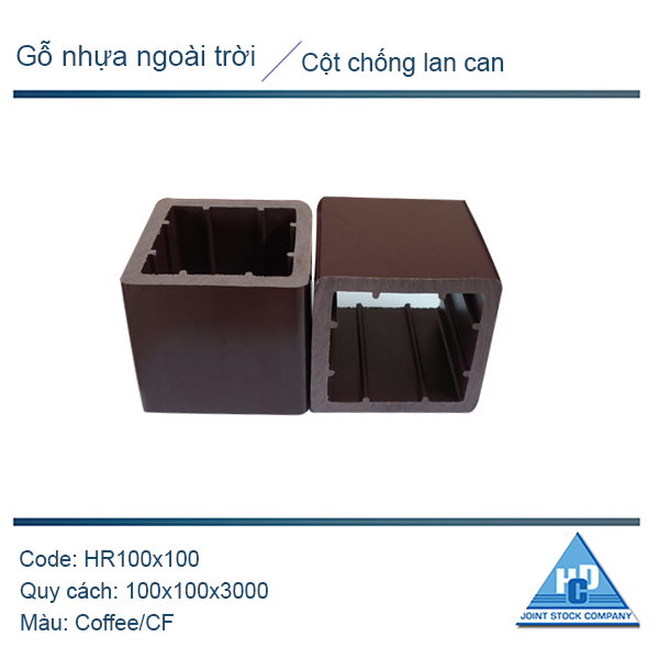 Cột chống lan can HR100x100