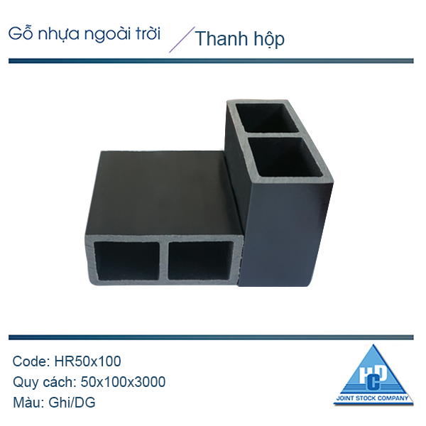 Thanh hộp HR50x100