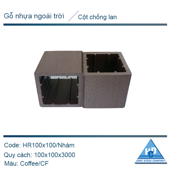 Cột chống lan can HR100x100