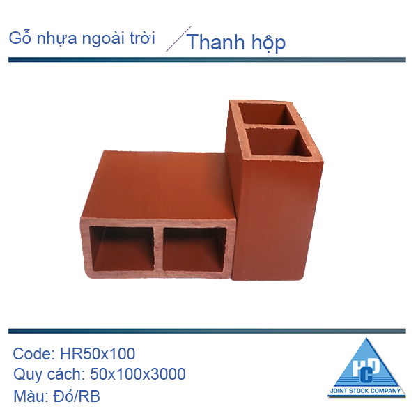 Thanh hộp HR50x100