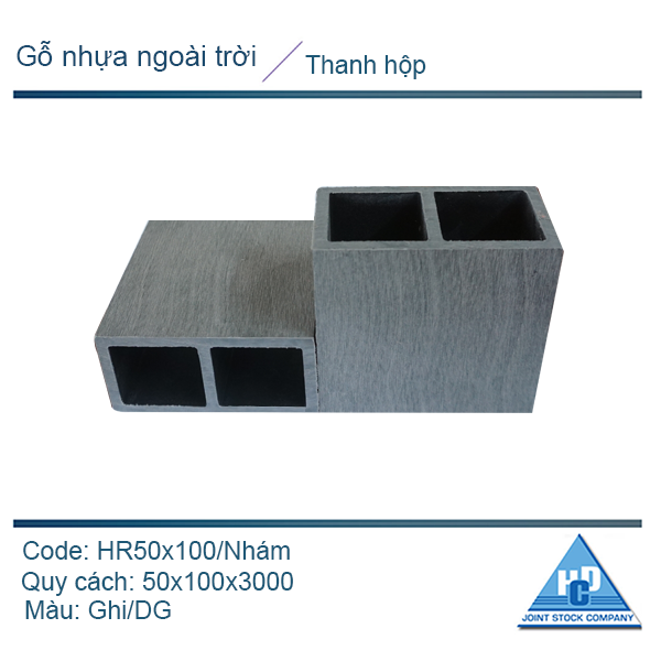 Thanh hộp HR50x100