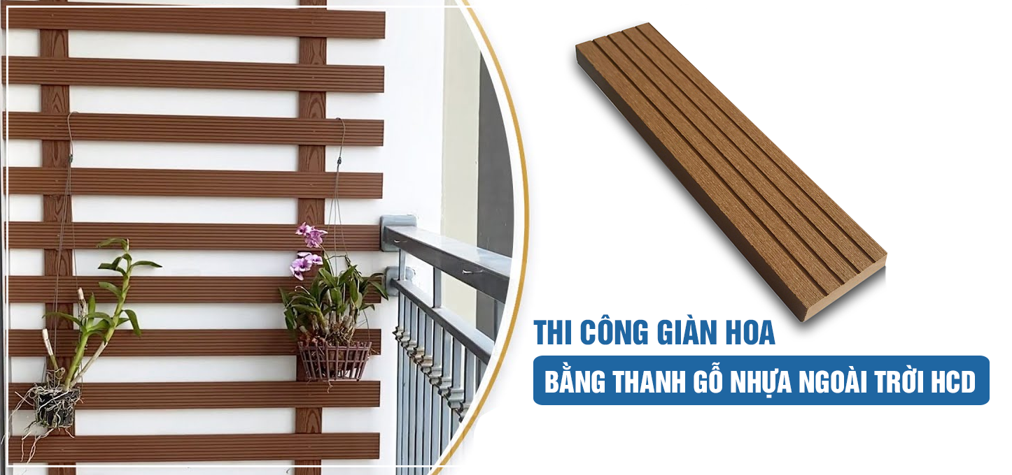 Sản phẩm gỗ nhựa ngoài trời