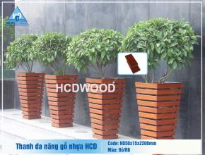 Thanh đa năng gỗ nhựa ngoài trời HCD